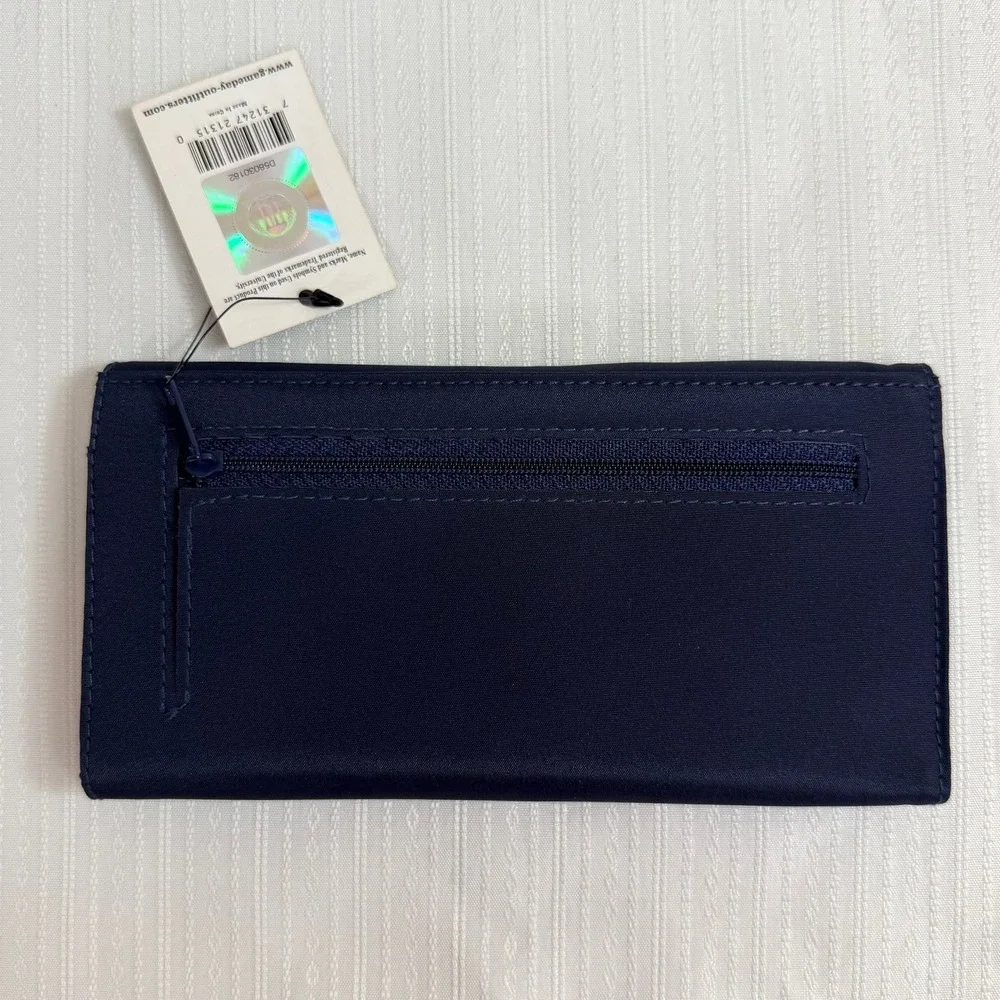 Auburn Tigers Tri fold Wallet Women Navy Blue NEW Embroidered Logo War Eagle SEC